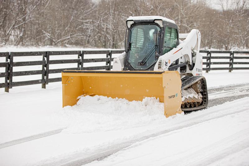 Tarter Front Attach Snow Pusher - Joe Signs Equipment