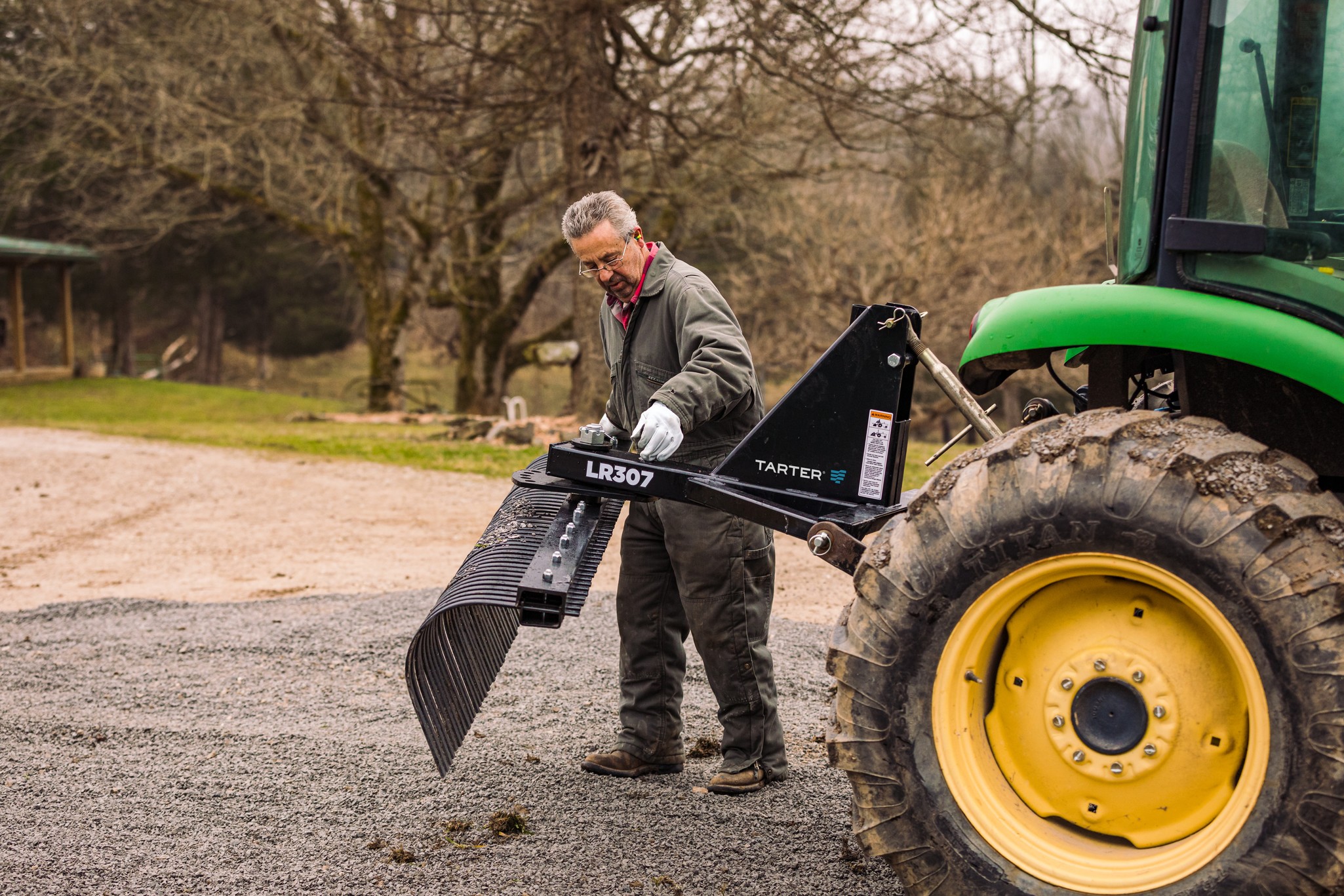 Tarter 300 Series 7 Ft Landscape Rake Joe Signs Equipment