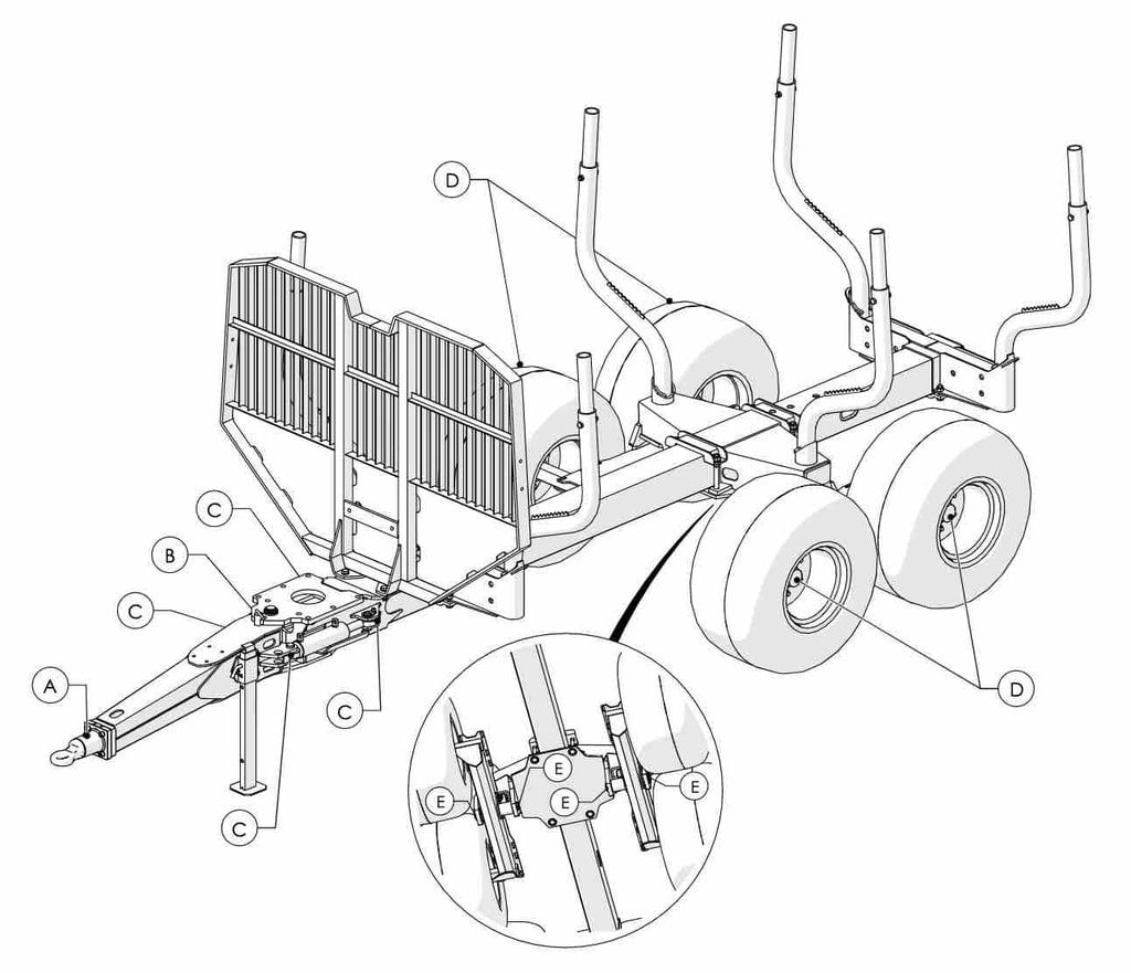 Farmi Forest FT11 Trailer 2WD
