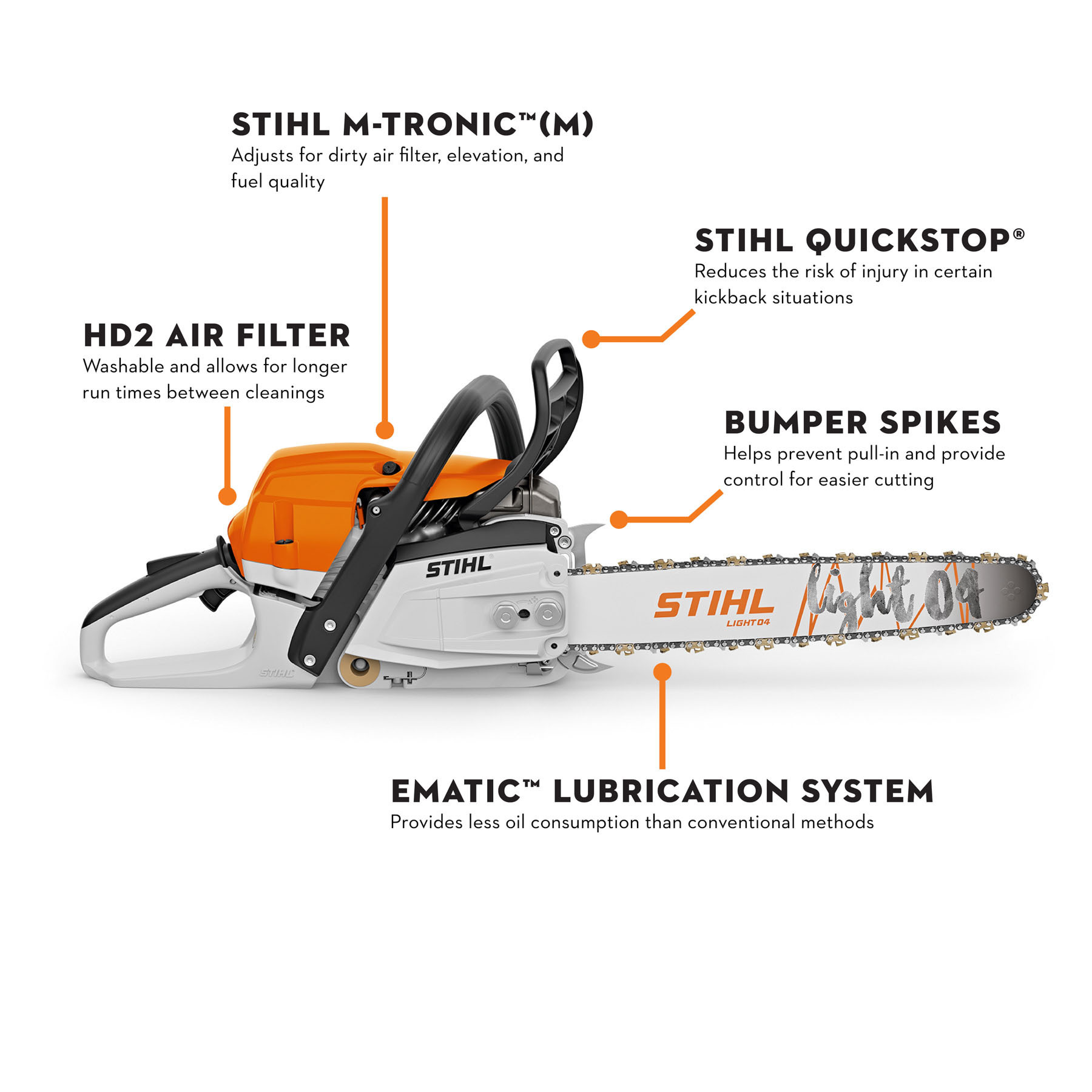 STIHL MS 261 Gasoline Chainsaw