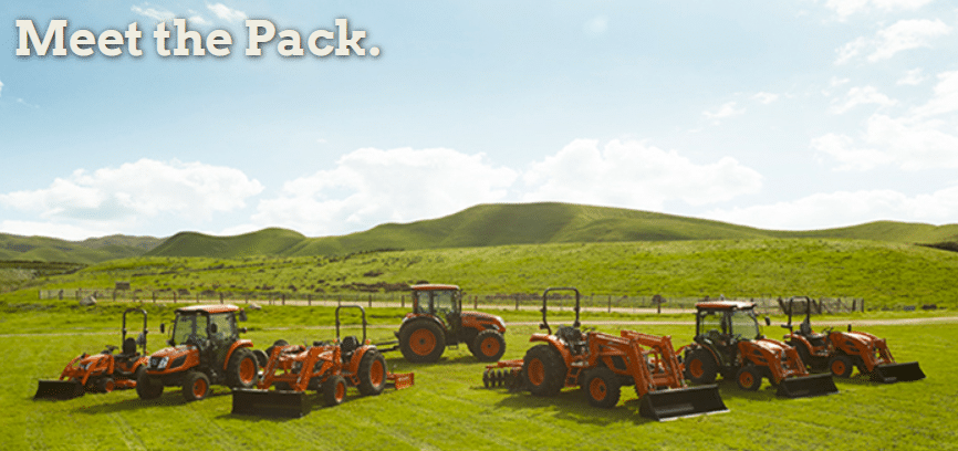 Kioti dealer - Meet the pack kioti tractors